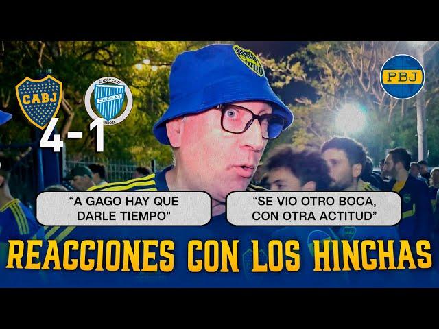 Las REACCIONES de los hinchas de BOCA tras el triunfo vs. GODOY CRUZ