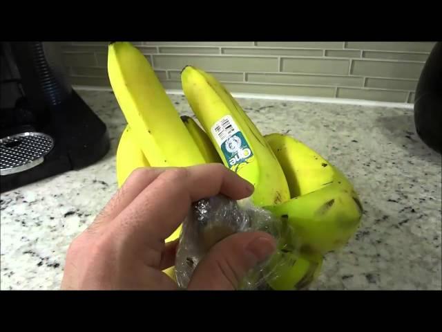 How To Keep Bananas Fresh LONGER-Food Life Hack