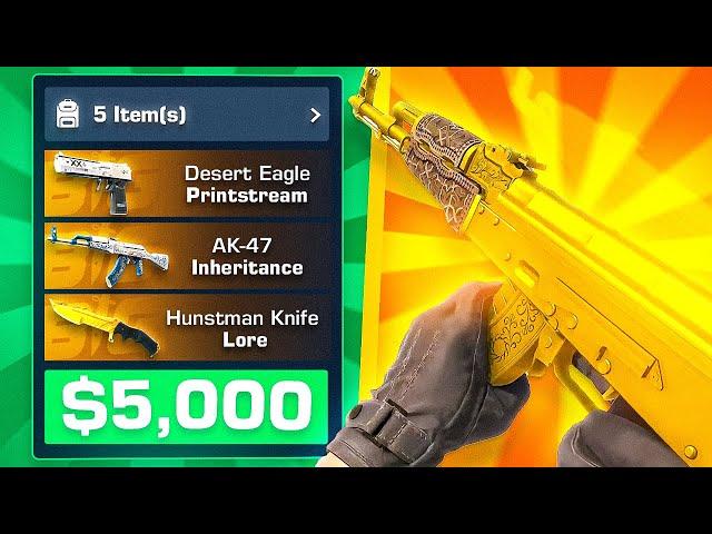 Insane $5000 Case Battle SESSION!? (CSGOBig Promo Code)