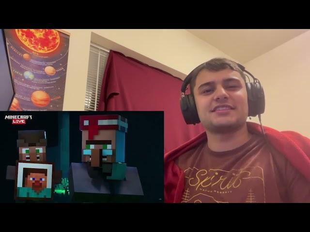 Sarfnic Reacts - Villager News Minecraft Live 2024