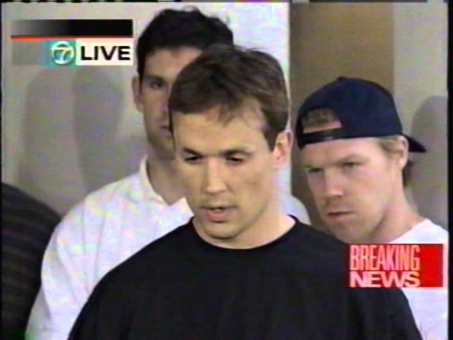 Steve Yzerman addresses media about Vladimir Konstantinov WXYZ Channel 7