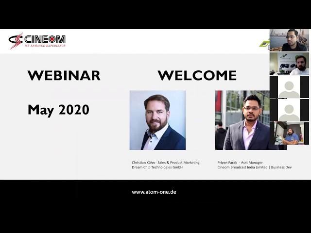 Mini 4K/HD SDI Camera | Dreamchip Webinar India | Cineom