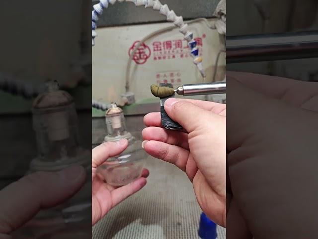 如何制作玉石打磨工具 #珠宝首饰 #翡翠 #民间手艺人