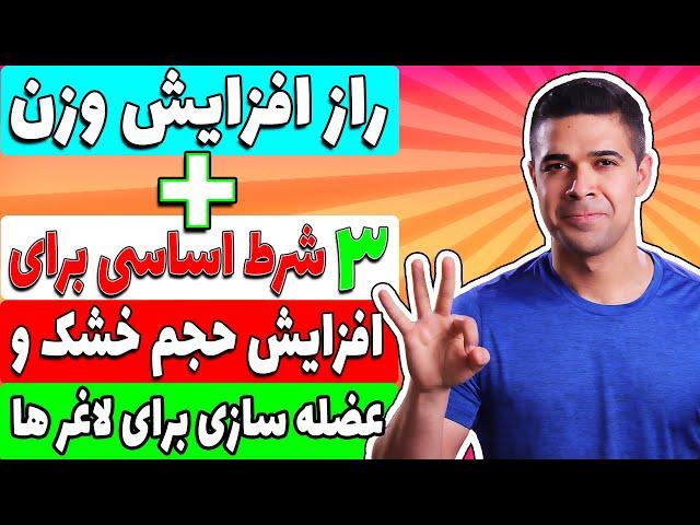 راز افزایش وزن برای لاغر اندام ها