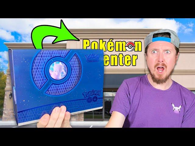 Testing a POKEMON CENTER Exclusive GO Elite Trainer Box! (opening)