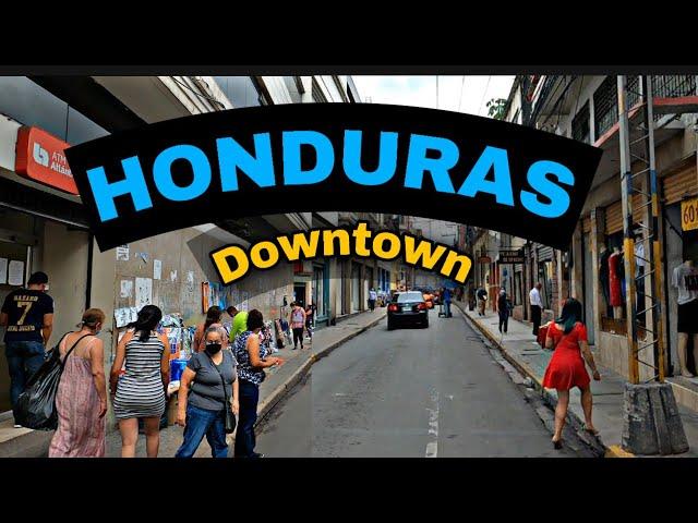 HONDURAS TEGUCIGALPA️  EL CENTRO! 4K GOPRO ASI ES.. ️