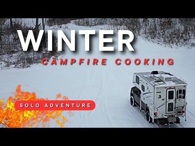 "Unbelievable Campfire Cooking: Pizza Over Open Flames