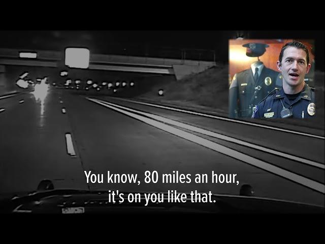 Police take wrong-way driver crash on purpose to protect others