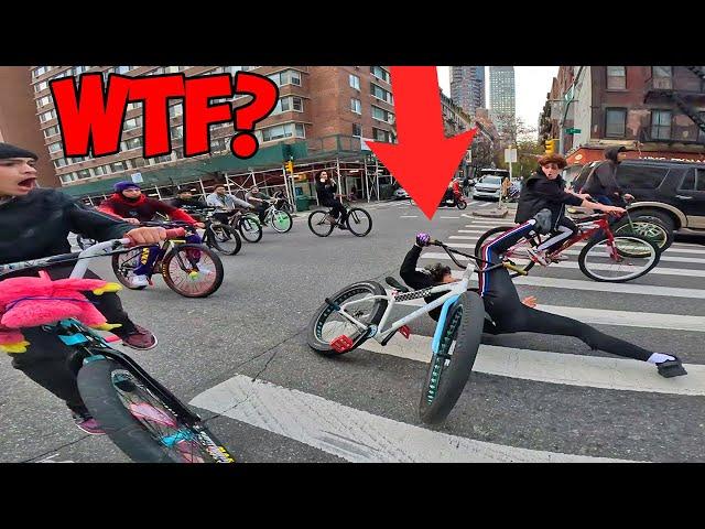 TAKING OVER MANHATTAN ON BIKES!