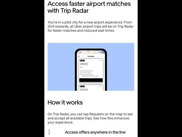 UBER: Access faster Airport Rides with TRIP RADAR. Auction house for bottom feeders. Watch until end