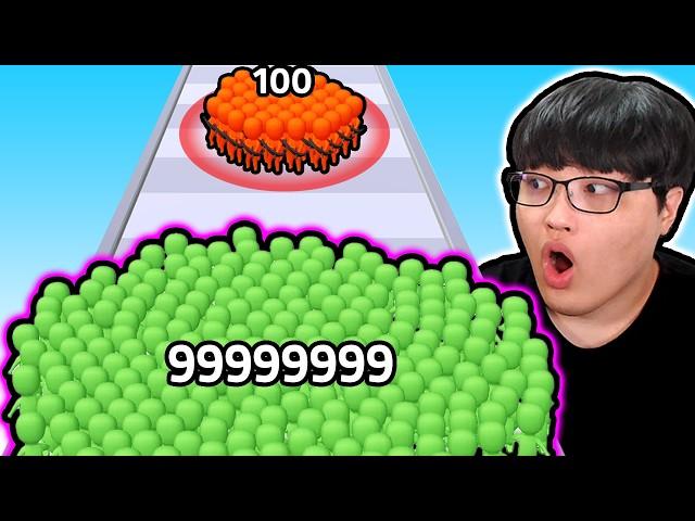 달릴수록 늘어나는 사람 키우기?! / 99999명 모았더니?? [Count Masters: Stickman Games]