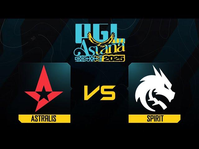 Astralis проти Spirit | Карта 1 | PGL Astana 2025