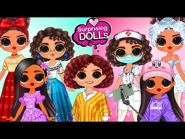 If Encanto Isabela, Mirabel, Dolores, Julieta, Pepa Get Professions - DIY Paper Dolls & Crafts