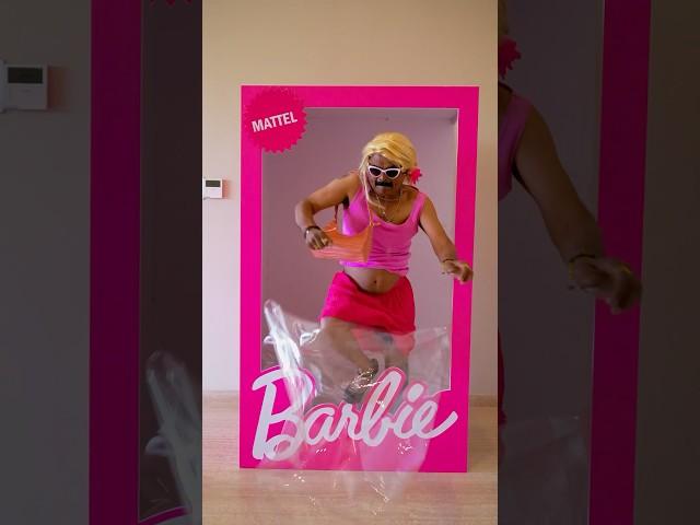 When Barbie enters the real world 