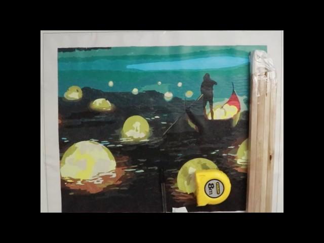 How to stretch your Paint by Numbers canvas