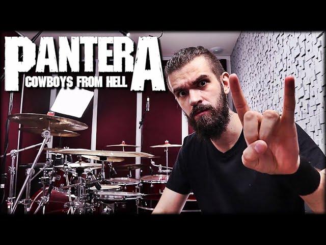 PANTERA - COWBOYS FROM HELL | DRUM COVER | PEDRO TINELLO