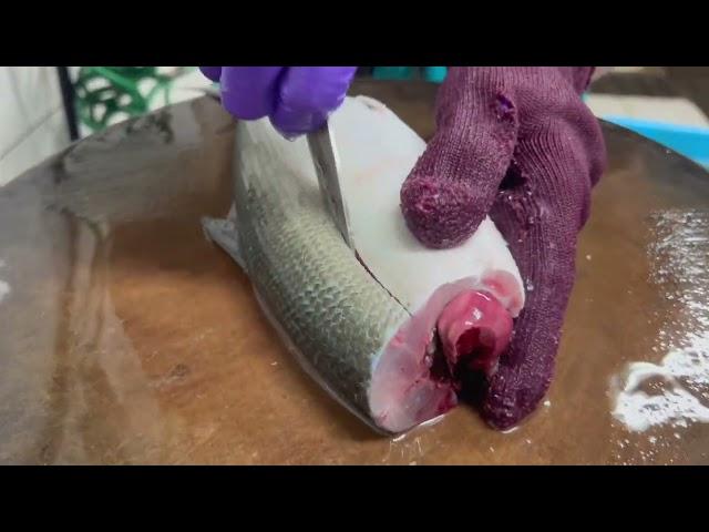 Amazing Cutting Skills in Taiwan ! Milkfish Cutting Skill