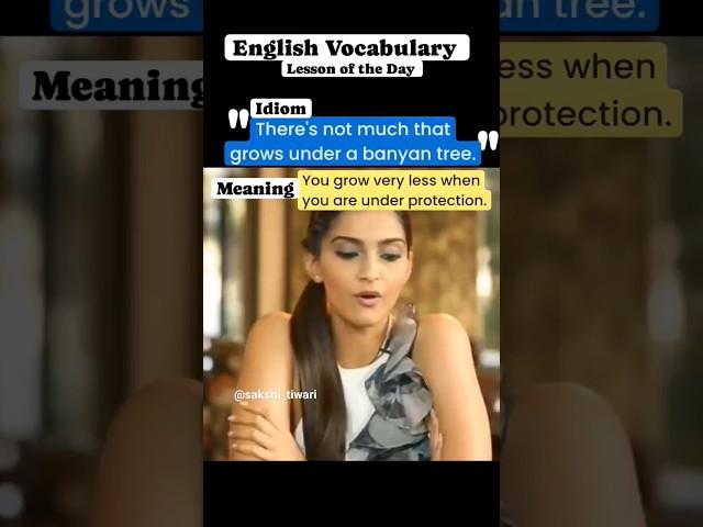 English Vocabulary Lesson of the Day ft. Sonam Kapoor #bollywood #sonamkapoor #celebrity #english