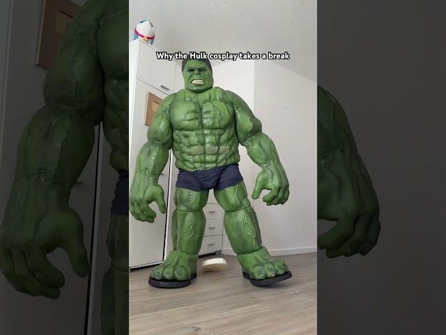 It is not the Hulks day #cosplay #hulk #funny