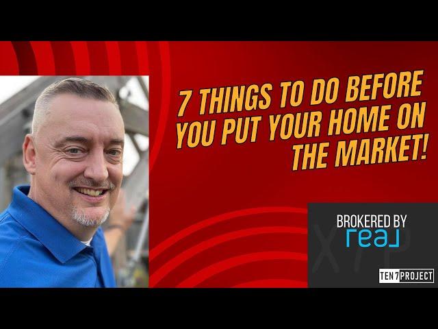 7 things to do before you put your home on the market