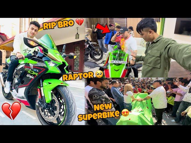 @PRORIDER1000AgastayChauhan Bhai Ki New Superbike  || Raptor Ko dekh Ker Bhai Ki Yaad Agyi 