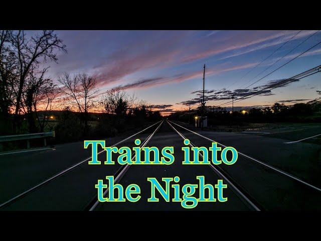 Catching Multiple Trains into the Night - Macungie Pennsylvania