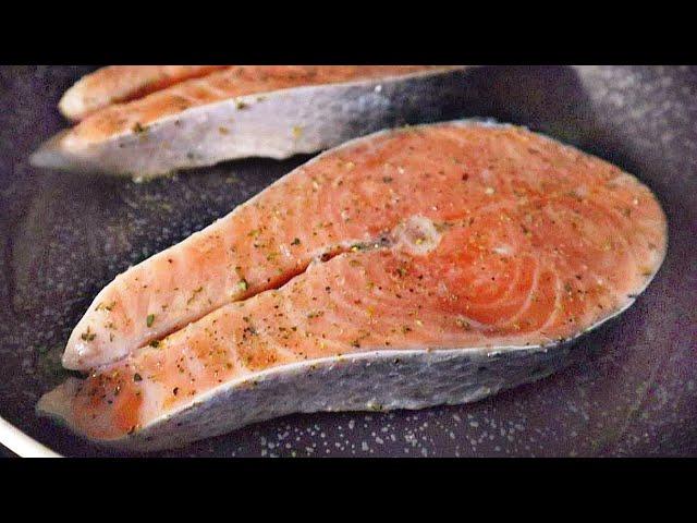 Самый быстрый и вкусный способ приготовления красной рыбы! Как правильно пожарить семгу форель?