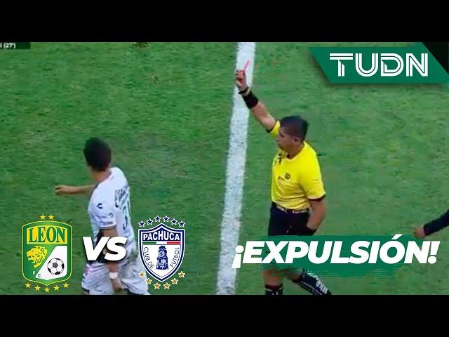 ¿Qué hiciste BARAJAS? ¡ROJA DIRECTA! |  León 0-0 Pachuca | Liga Mx -AP2024 - J2 | TUDN