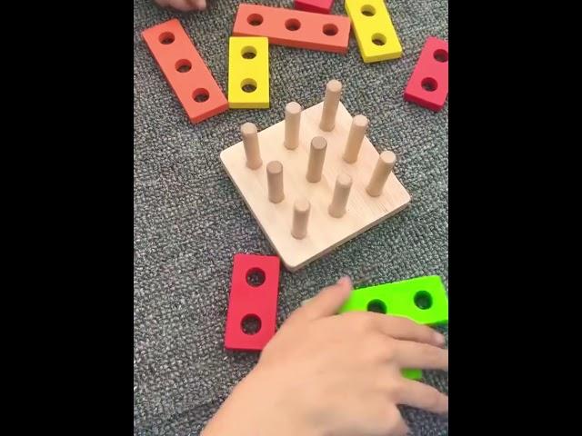 Wooden educational toys | educational blocks toy for kids