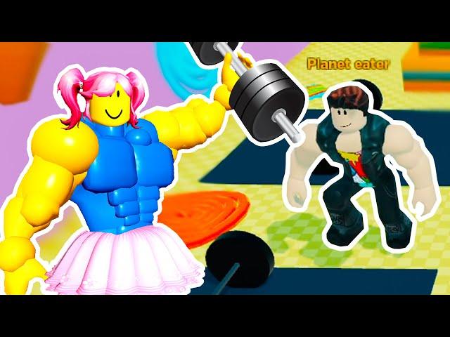 Прокачка в СТРОНГМЕН Симулятор! Strongman Simulator Roblox