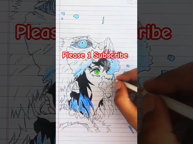 "Inosuke Hashibira Sketch – Demon Slayer" #demonslayerthehinokamichronicles #art #demonslayermerch