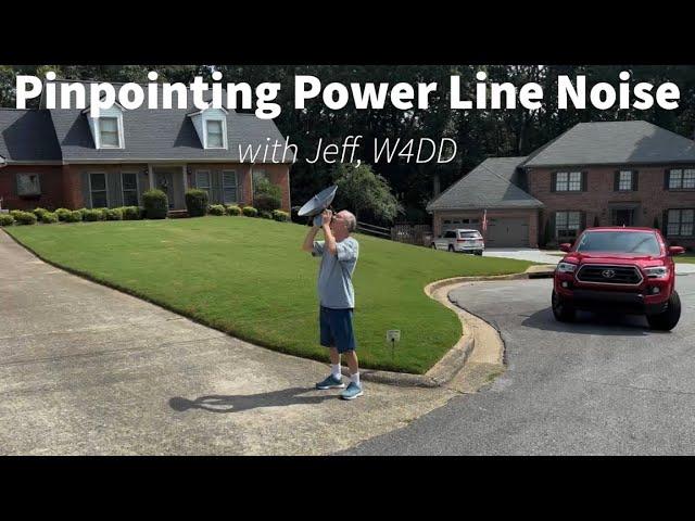 Pinpointing Power Line Noise (PLN) #hamradio #powerlinenoise #rfi