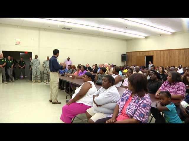 Gov. Bobby Jindal Visits Flooded Fields