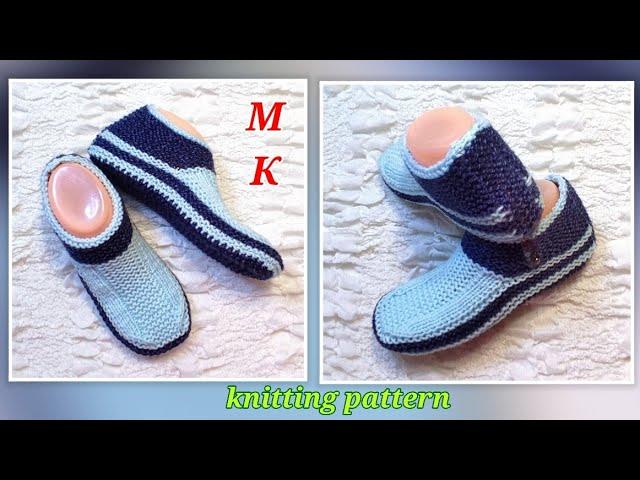 Новинка! Бесшовные следки (unisex)‼️МК ⏩ На двух спицах и с ростком задника 