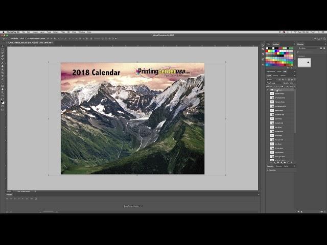 Photoshop Calendar Templates Tutorial