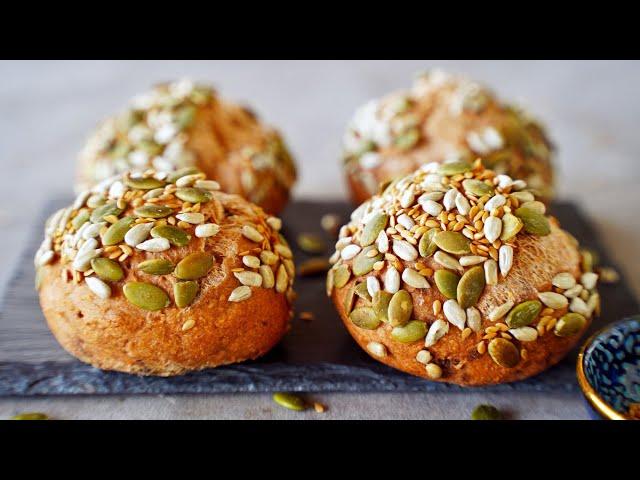 Amazing Red Lentil Bread Rolls (Gluten-free, Egg-free, Yeast-free, Oil-free)