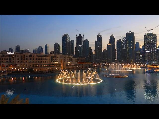 두바이 분수쇼 Time To Say Good Bye (dubai fountain)