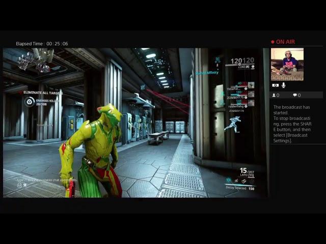 Warframe  gameplay ps4