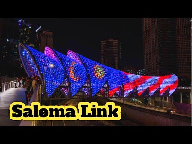 The best time to visit Saloma Bridge, Kuala Lumpur Saloma Link Bridge in Night time【Full Tour in 4k】