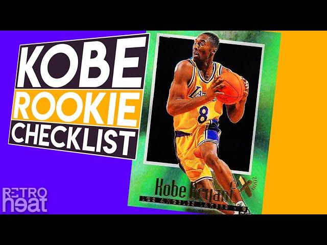 Kobe Bryant Rookie Cards Checklist | 16 Kobe Rookie Cards With Values & Pop Reports