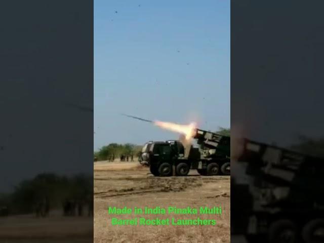 Made in India Pinaka Multi Barrel Rocket Launcher #majormadhankumar #indianarmy