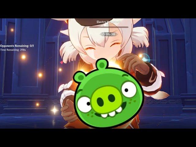 Klee Ascending with Bad Piggies as BGM