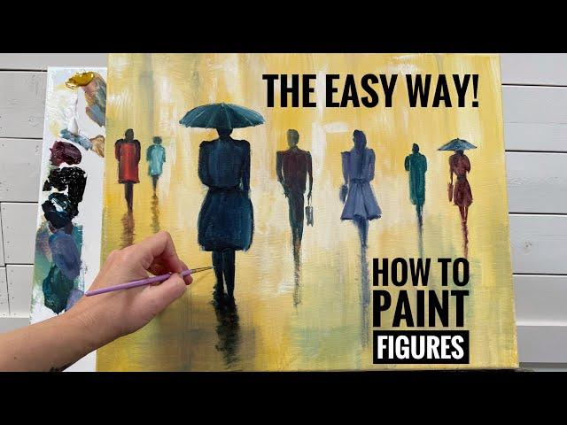 The EASIEST way to Paint FIGURES ~ Step By Step Tutorial