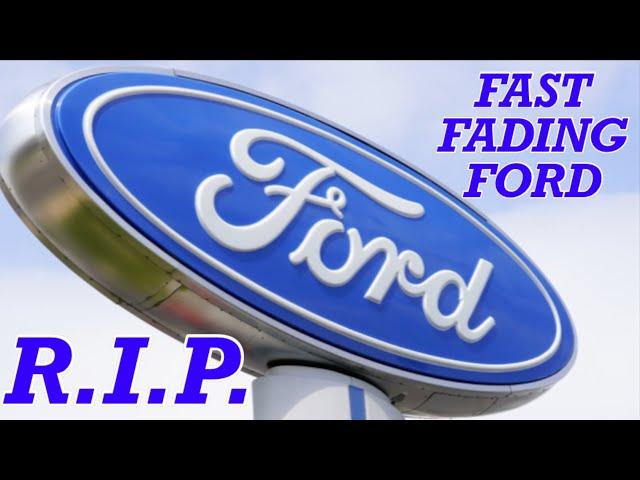 FORD MOTORS. Not the company I once loved. What’s happening?