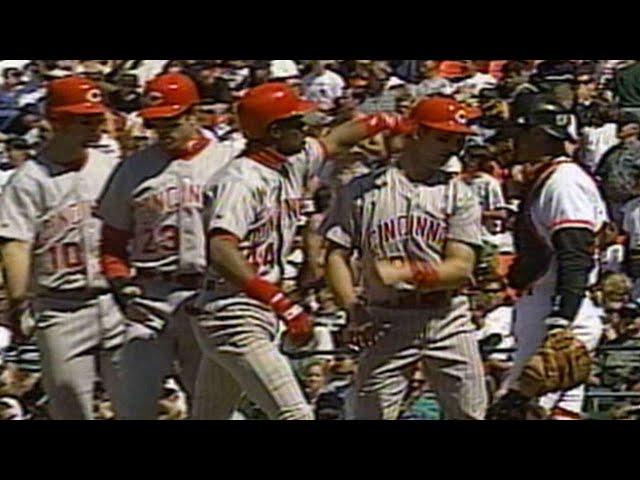 CIN@SF: Davis belts grand slam to give Reds lead