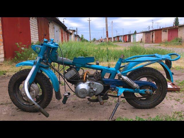 USSR mini motorbike restoration FULL | Полное восстановление советского мини-мопеда Рига 30