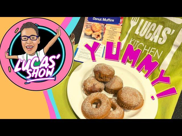 Kids Doughnut Muffins - Nutritional Ninjas Donut Muffins Kit - Lucas' Kitchen