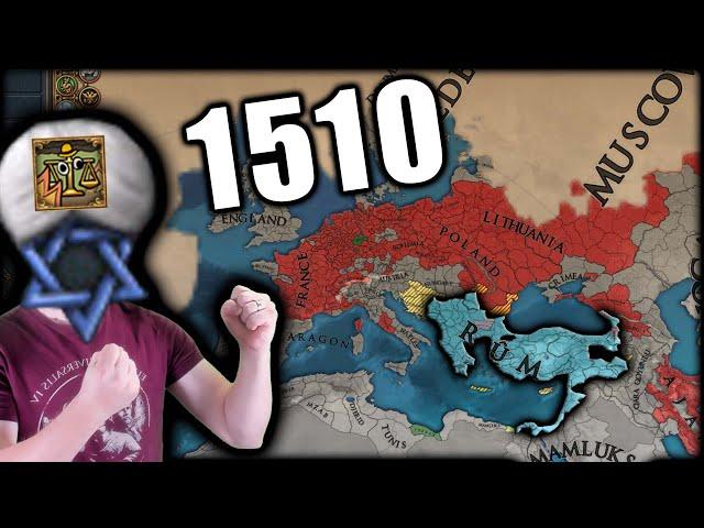 Figthing most of Europe as Rûm by 1510 to get these 2 EU4 Achievements | A Hero's Welcome