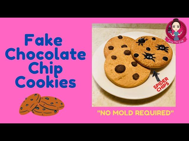 Fake Chocolate Chip Cookie DIY