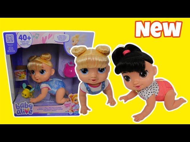 New baby alive crawl and play crawling baby dolls